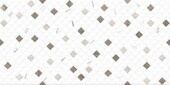 Плитка настенная Global Tile GT125VG Siluet белый 50*25 мозаика