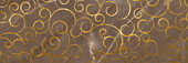 Декор LB Ceramics Миланезе дизайн 1664-0146 флорал марроне 20х60