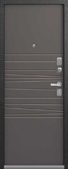 Входная дверь Центурион LUX-5 Серый муар - смоки софт