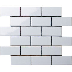 Мозаика Starmosaic Brick White Glossy 291х295