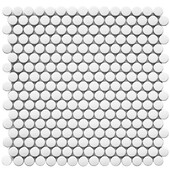 Мозаика Starmosaic Penny Round White Matt 315х309