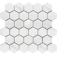 Мозаика Starmosaic Hexagon small Carrara Matt 265х278