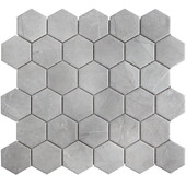 Мозаика Starmosaic Hexagon small Marble Grey Matt 265х278