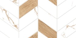 Плитка настенная Global Tile GT128VG Marmaris белый 50*25 геометрия