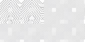 1641-8631 Декор LB Сeramics Мореска Белый 40*20 геометрия